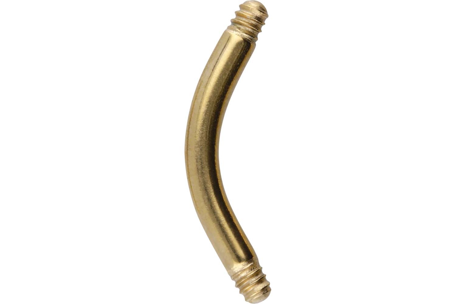 Chirurgenstahl Piercing Banane ohne Kugeln